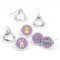 Big Dot of Happiness Hippity Hoppity - Easter Bunny Party Round Candy Sticker Favors - Labels Fits Chocolate Candy (1 sheet of 108)